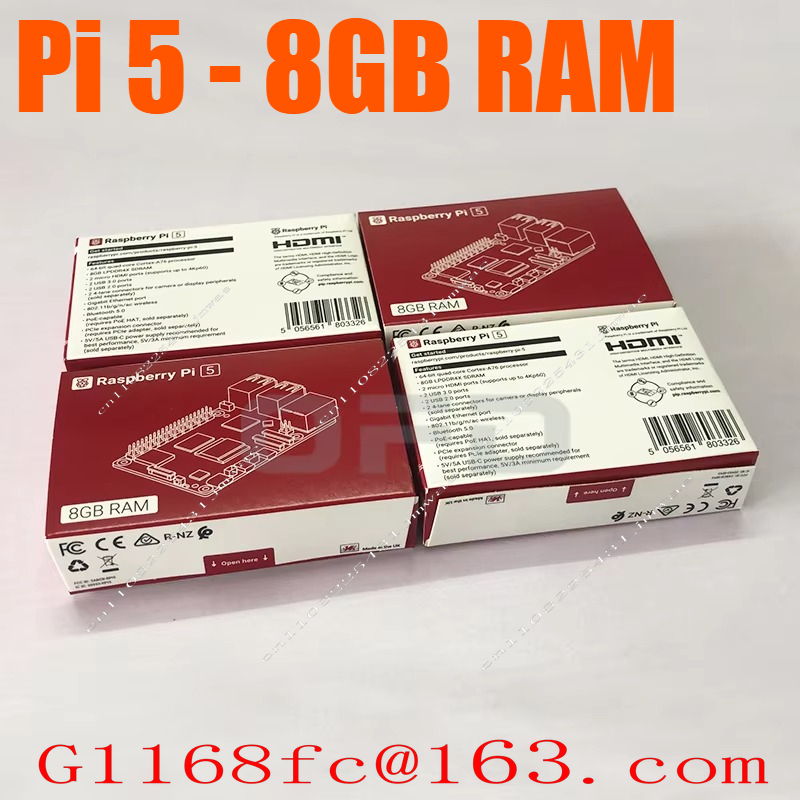 Raspberry Pi 5 8Gb - Placa de Desenvolvimento Pi 5 com