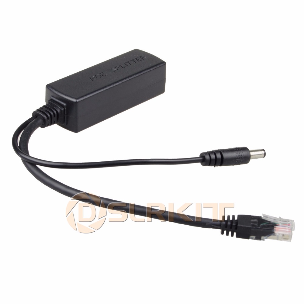 Active Poe Splitter Gigabit 12V 2A - Dslrkit-divisor de energia ethernet, 48v a